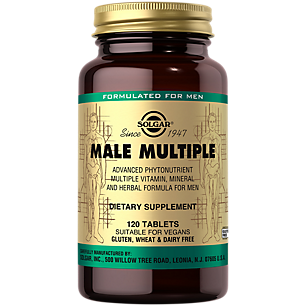 Male Multiple - Multivitamin, Mineral & Herbal Formula for Men (120 Tablets)