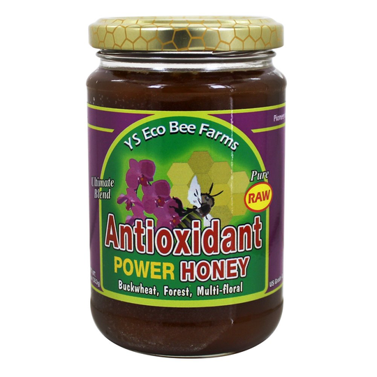 YS Organic Bee Farms - Raw Antioxidant Power Honey - 13 oz.