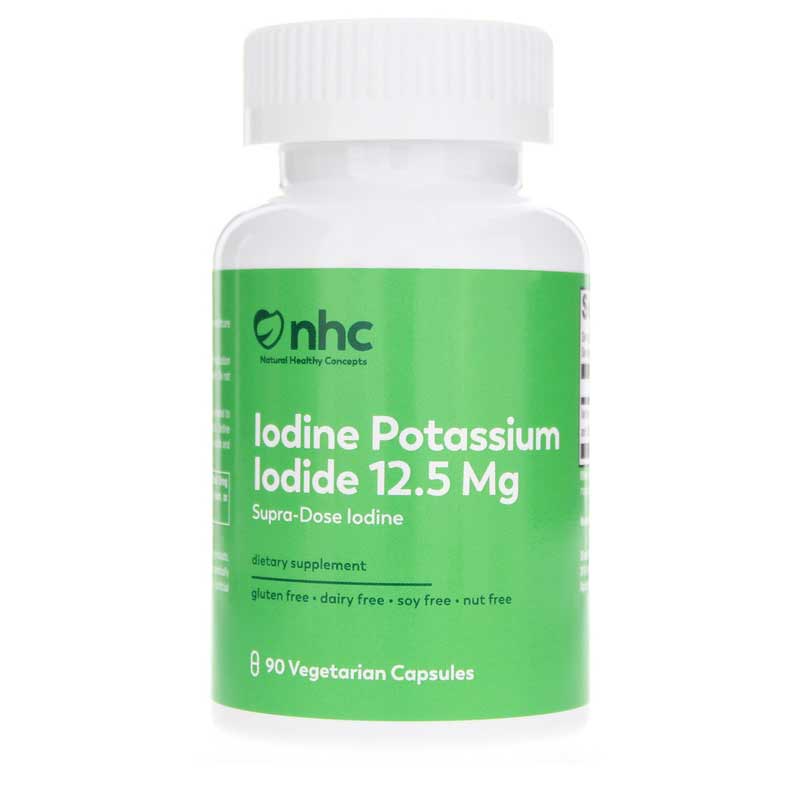 Natural Healthy Concepts Iodine Potassium Iodide 90 Veg Capsules