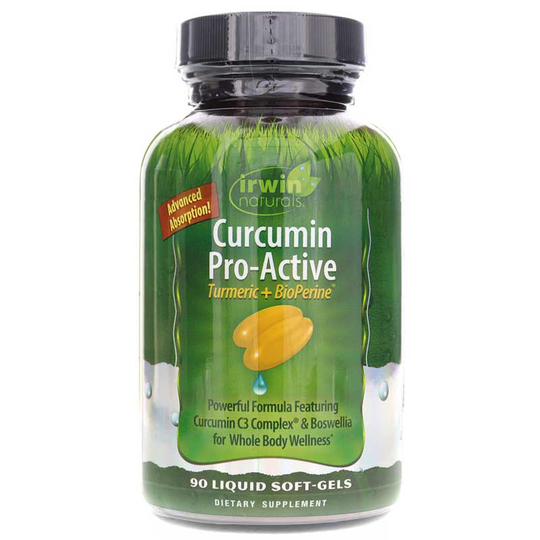 Irwin Naturals Curcumin Pro-Active 90 Liquid Softgels