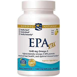 EPA Extra - High-Intensity Omega-3 to Support Mood & Heart Health - 1,640 MG - Lemon (60 Softgels)