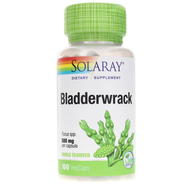 Solaray Bladderwrack 580 Mg 100 Veg Capsules