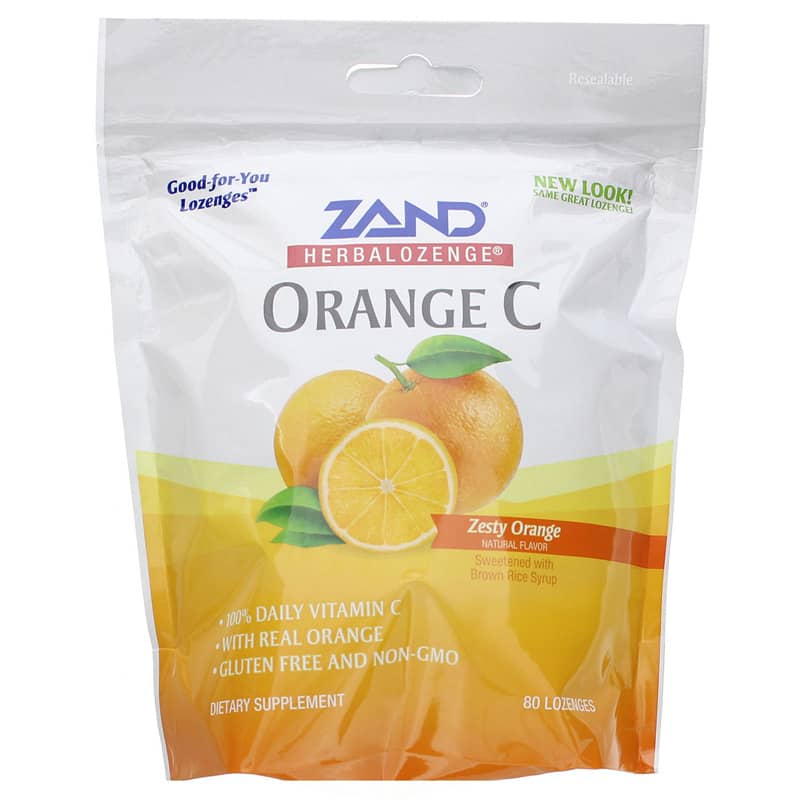 Zand Orange C Herbalozenge 80 Lozenges