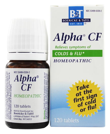 Boericke & Tafel - Alpha CF - 120 Tablets