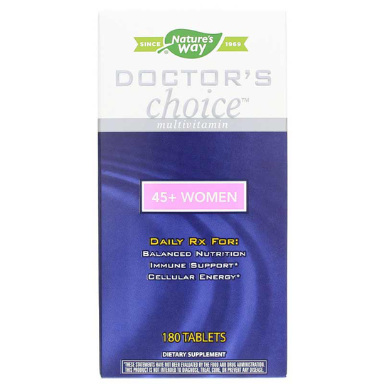 Natures Way Doctor's Choice Multivitamin 45+ Women 180 Tablets