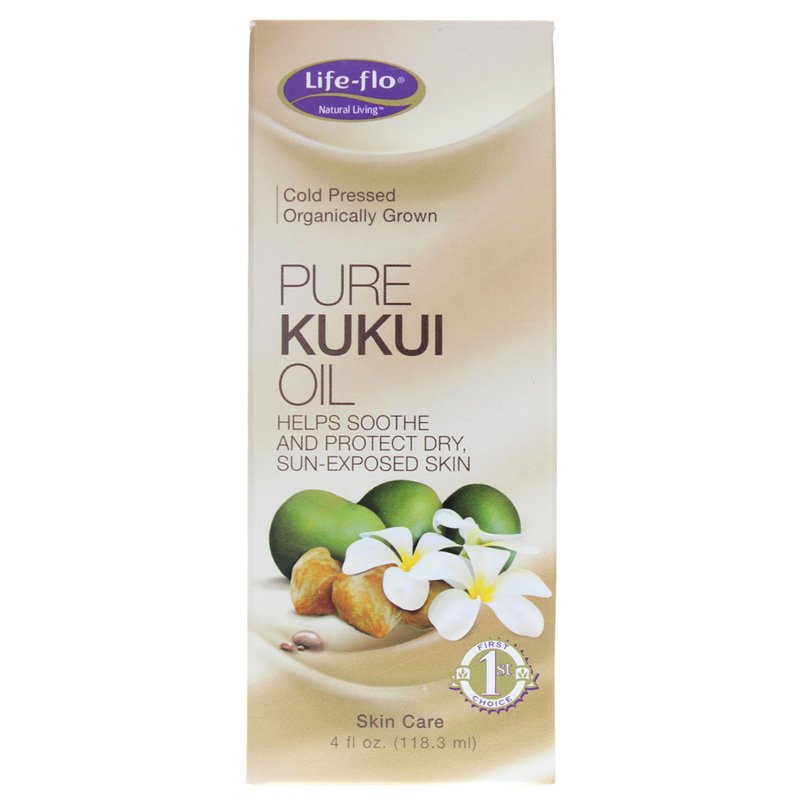 Life Flo Pure Kukui Oil 4 Oz