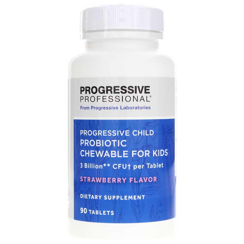 Progressive Labs Probiotic Chewable For Kids 90 Tablets