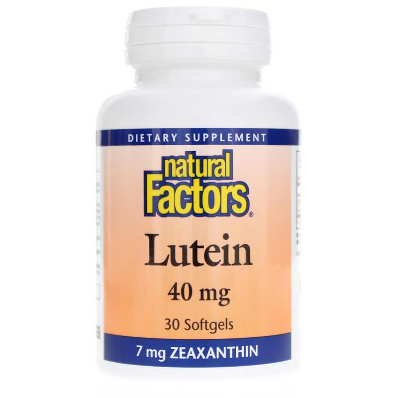 Natural Factors Lutein 40 Mg 30 Softgels