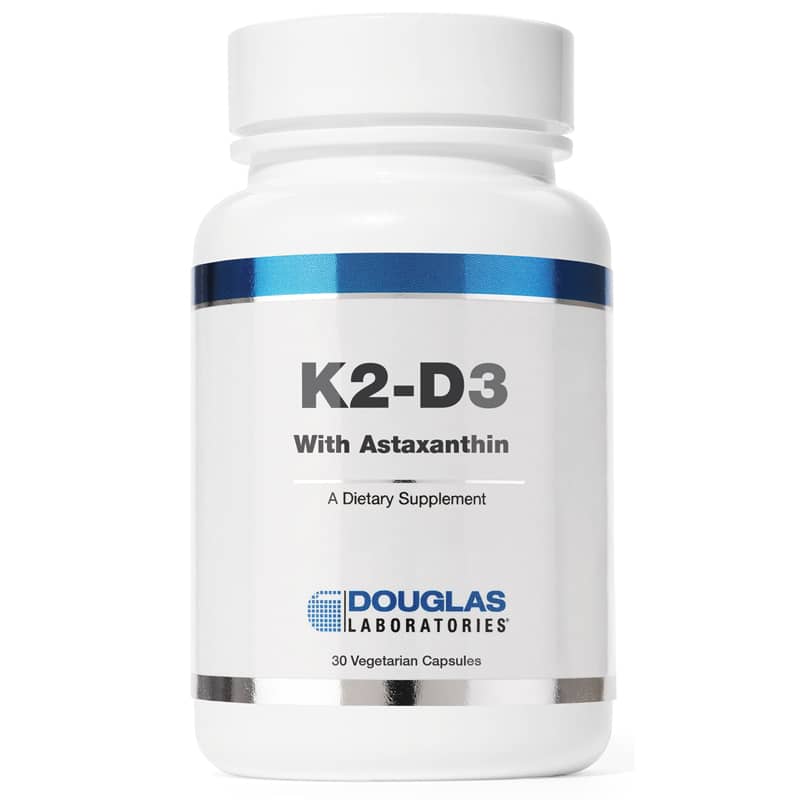Douglas Laboratories K2-D3 with Astaxanthin 30 Veg Capsules