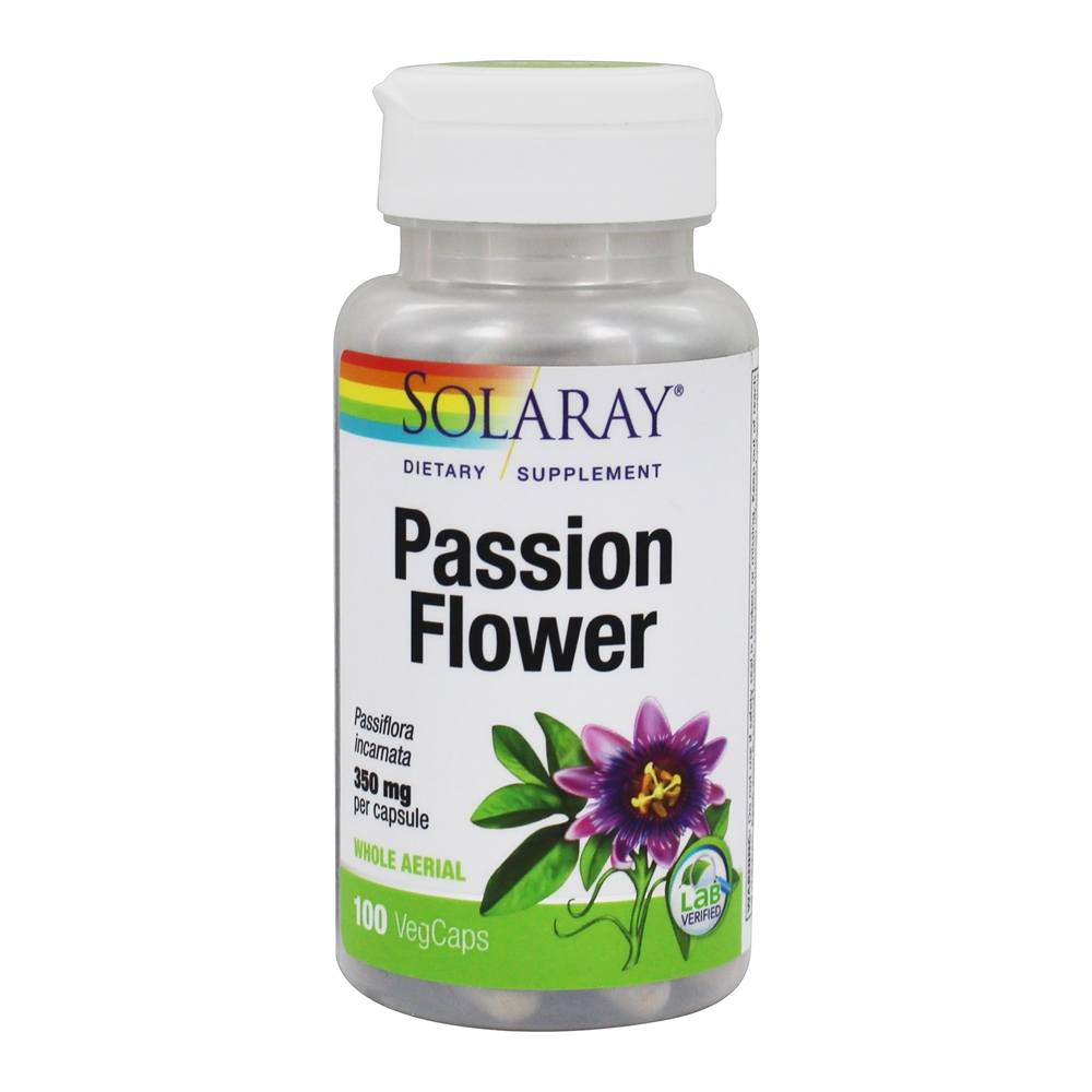 Solaray - Passion Flower 350 mg. - 100 Capsules
