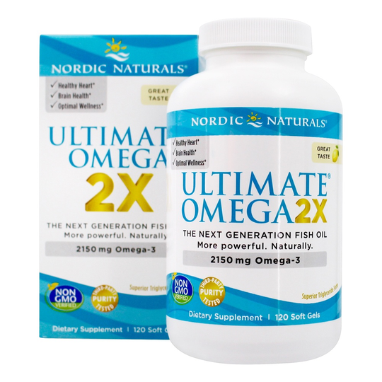 Nordic Naturals - Ultimate Omega 2X Formula Lemon 2150 mg. - 120 Softgels