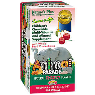 Animal Parade Multivitamin for Kid's - Cherry (180 Chewable Tablets)