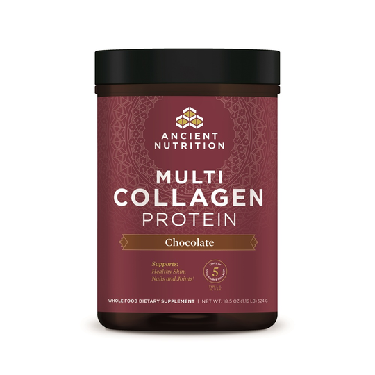 Ancient Nutrition - Multi Collagen Protein Powder Chocolate - 18.5 oz.