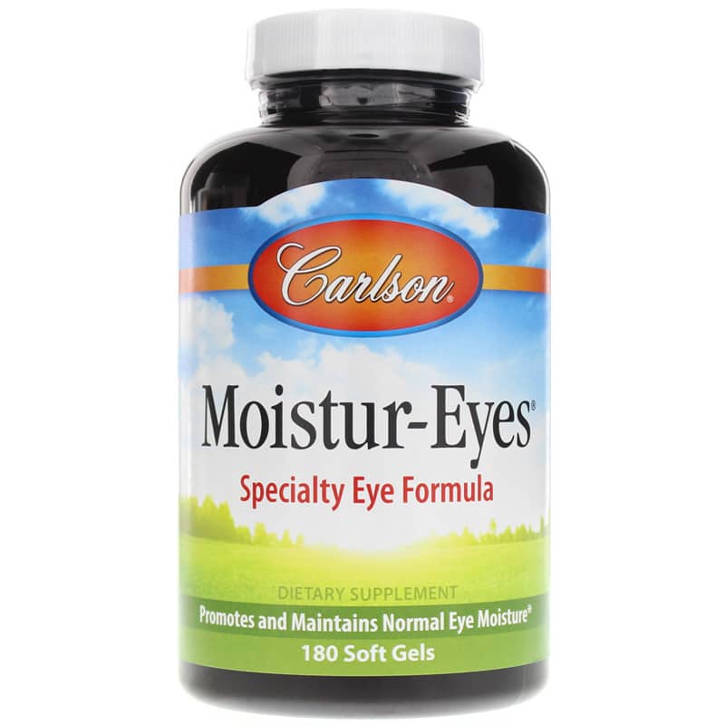 Carlson Labs Moistur-Eyes Softgels 180 Softgels