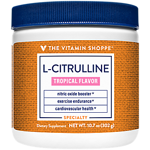 L-Citrulline - Free Form Amino Acid, Nitric Oxide Booster - 3,000 MG - Tropical Flavor (10.7 oz. / 66 Servings)