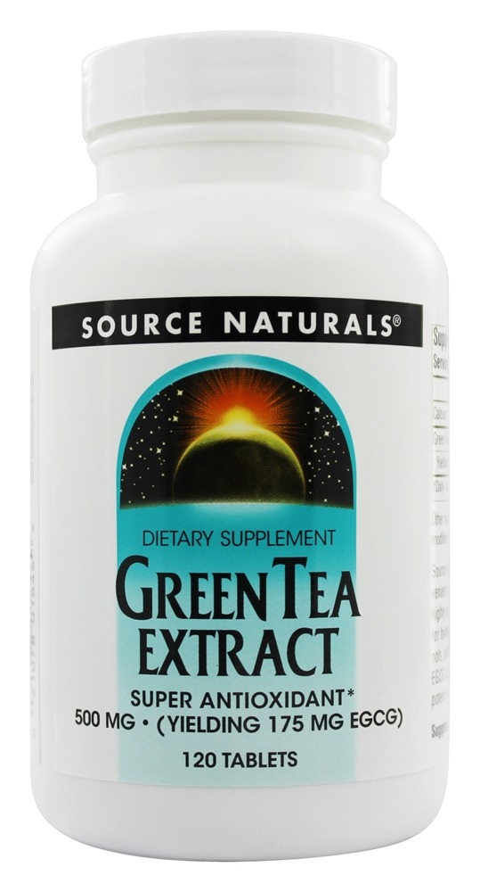 Source Naturals - Green Tea Extract 500 mg. - 120 Tablets