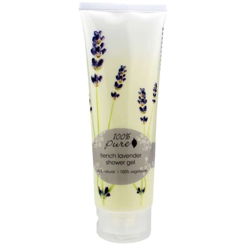 100% Pure Shower Gel French Lavender 8 Oz