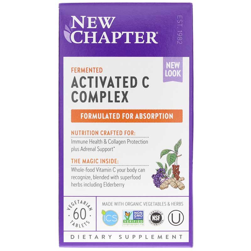 New Chapter Activated C Complex 60 Tablets