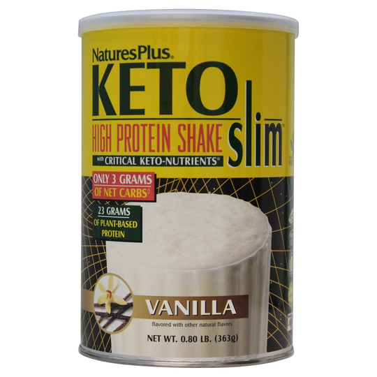 Natures Plus - KetoSlim High Protein Shake Vanilla - 0.8 lbs.