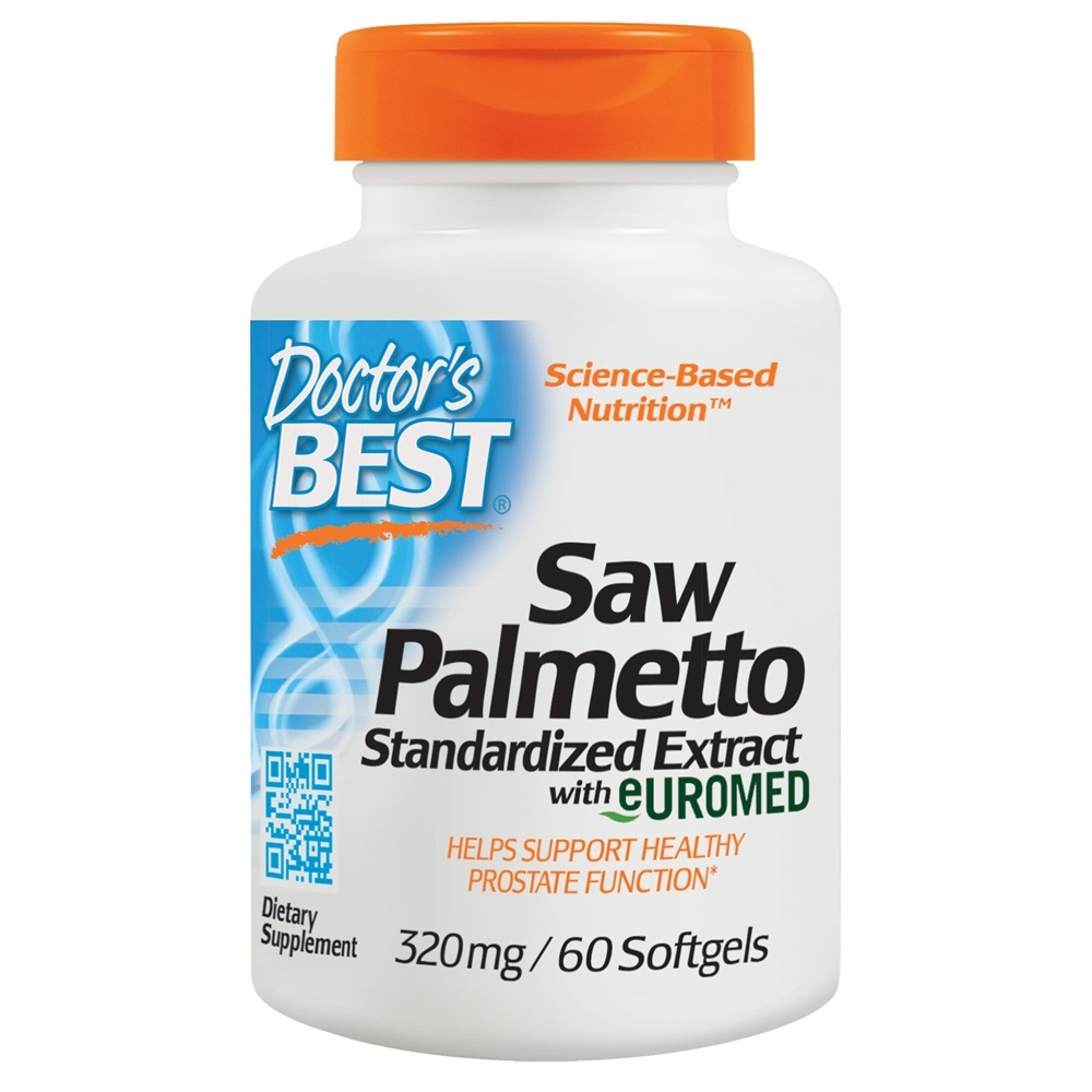 Doctor's Best - Saw Palmetto Extract 320 mg. - 60 Softgels