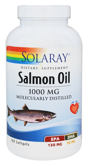 Solaray - Salmon Oil 1000 mg. - 180 Softgels