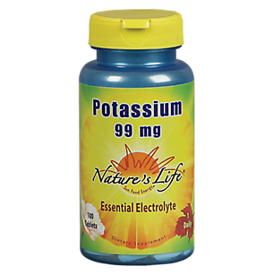 Potassium - Essential Electrolyte - 99 MG (100 Tablets)