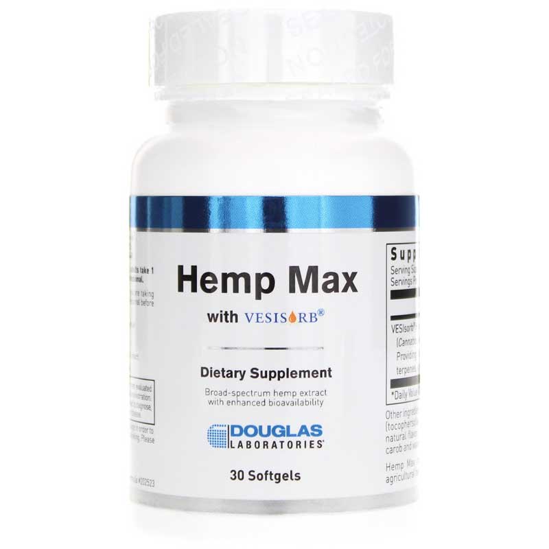 Douglas Laboratories Hemp Max with Vesisorb 30 Softgels