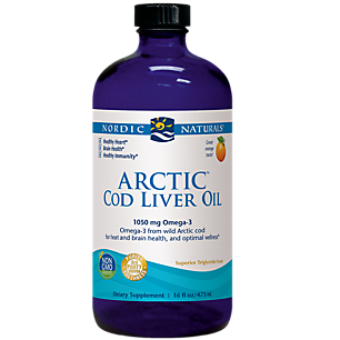Arctic Cod Liver Oil - 1,260 MG Omega-3s - Orange (16 Fluid Ounces)