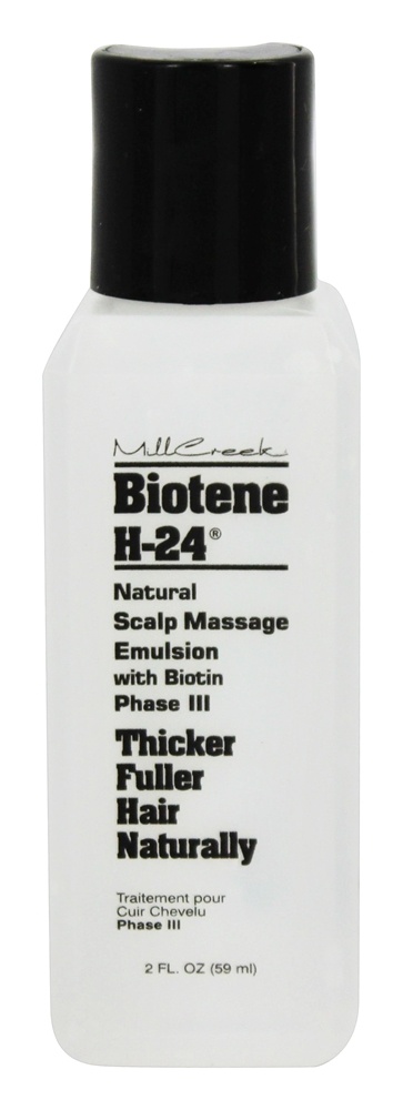Mill Creek Botanicals - Biotene H-24 Natural Scalp Massage Emulsion With Biotin Phase III - 2 fl. oz.