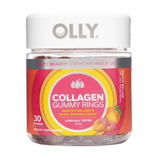 Olly - Collagen Gummy Rings Peach Bellini - 30 Gummies