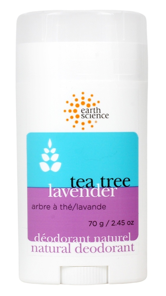 Earth Science - Natural Deodorant Tea Tree & Lavender - 2.45 oz.