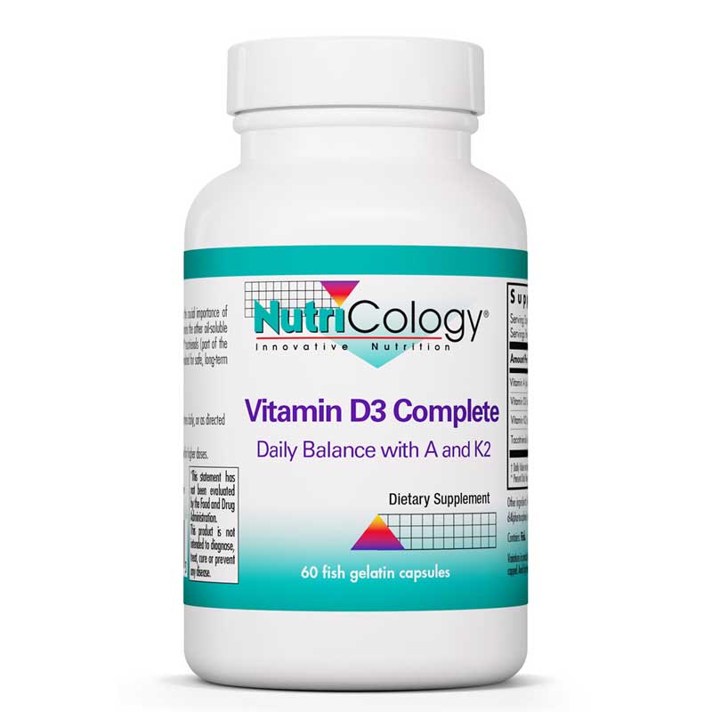 Nutricology Vitamin D3 Complete 60 Capsules