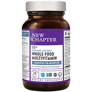 Every Man's Multivitamin One Daily for Men 55+ - Whole Food Multivitamin with Astaxanthin (24 Vegetarian Tablets)