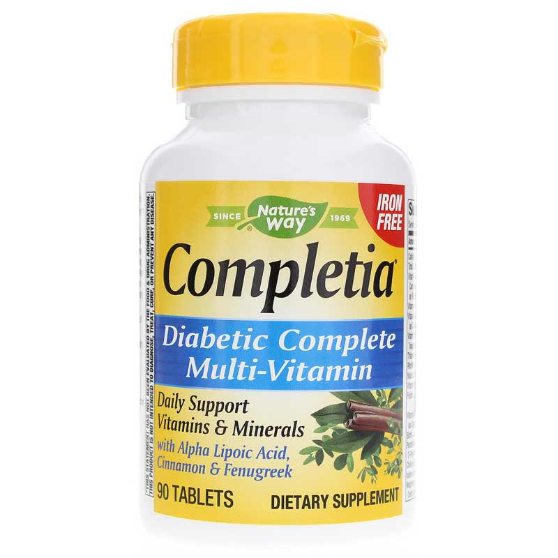 Natures Way Completia Diabetic Multi-Vitamin 90 Tablets