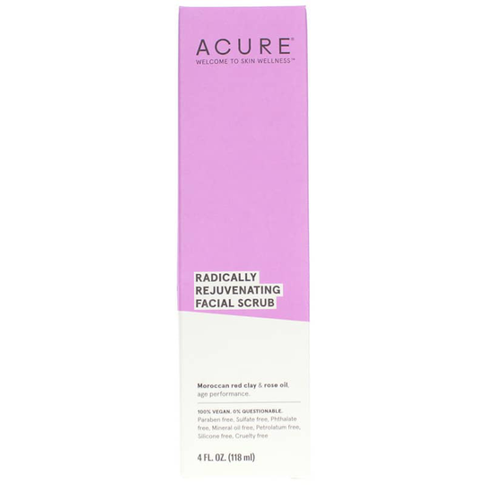 Acure Radically Rejuvenating Facial Scrub 4 Oz