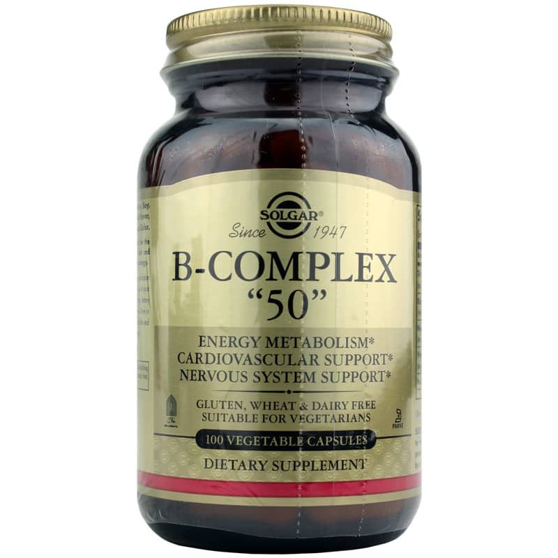 Solgar B-Complex 50 100 Veg Capsules