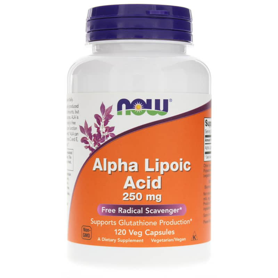 NOW Foods Alpha Lipoic Acid 250 Mg 120 Veg Capsules