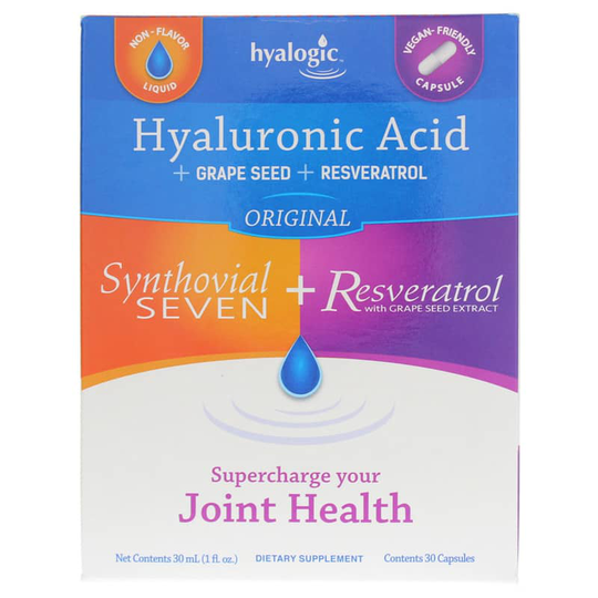 Hyalogic Synthovial Seven + Resveratrol for Joint Health 30 Servings