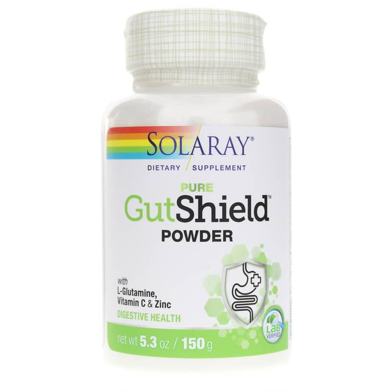 Solaray GutShield, Pure Unflavored Powder 5.3 Oz
