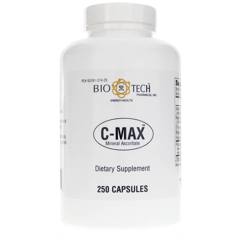 Bio-Tech Pharmacal C-Max Mineral Ascorbate 250 Capsules