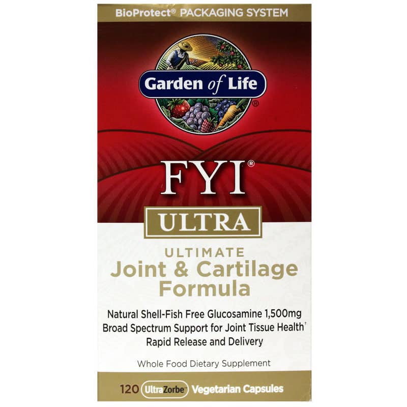 Garden of Life FYI Ultra Ultimate Joint & Cartilage Formula 120 Veg Capsules