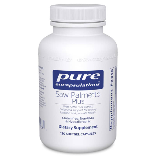 Pure Encapsulations Saw Palmetto Plus with Nettle Root Extract 120 Softgels