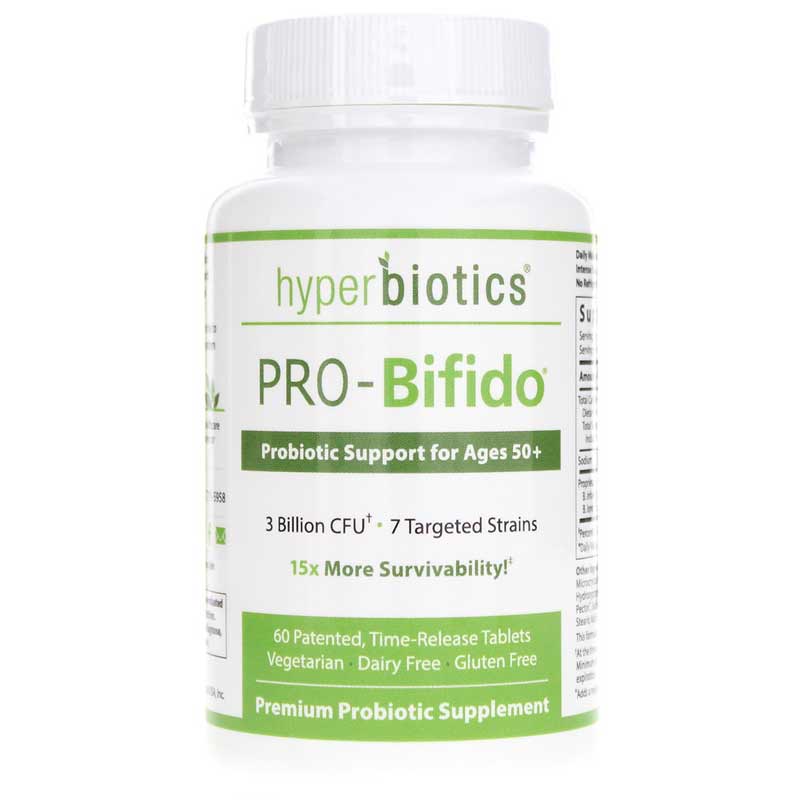 Hyperbiotics PRO-Bifido Probiotic 3 Billion CFU 60 Tablets