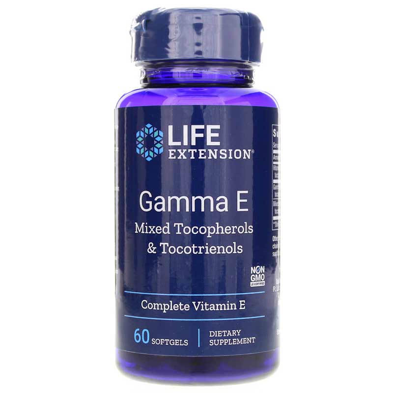Life Extension Gamma E Mixed Tocopherols & Tocotrienols 60 Softgels