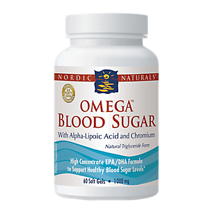 Omega Blood Sugar with Alpha-Lipoic Acid & Chromium - 315mg DHA / 455mg EPA (60 Softgels)