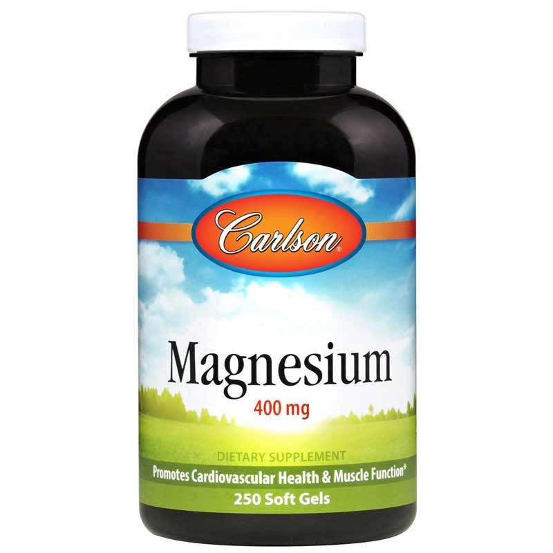 Carlson Labs Magnesium 400 Mg 250 Softgels