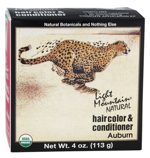 Light Mountain Natural - Hair Color & Conditioner Kit Auburn - 4 oz.