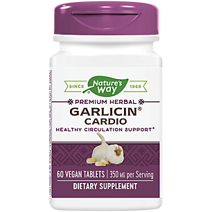 Garlicin Cardio - Supports Healthy Circulation (60 Vegan Tablets)