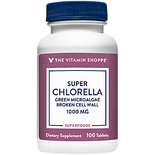 Super Chlorella - Broken Cell Wall Green Microalgae - 1,000 MG (100 Tablets)