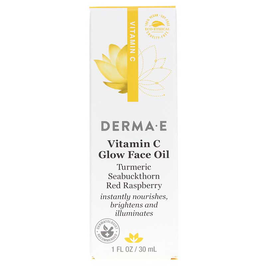Derma E Vitamin C Glow Face Oil 1 Oz